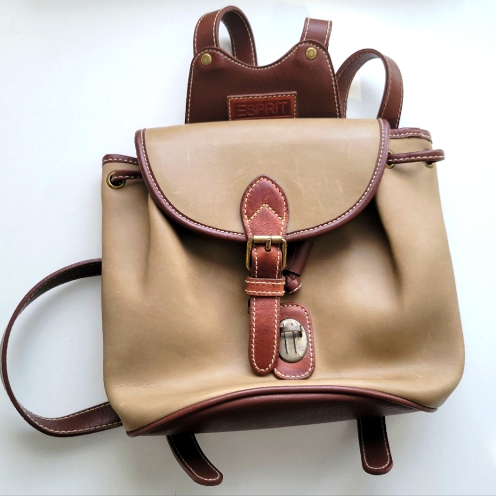 Vintage Esprit Mini Backpack Purse